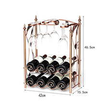 Banco di mostra del vino dell'esposizione del vino dello scaffale del vino, alto vino invertito bicchiere di vino vino vino vino vino vino