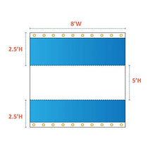 Tenda in vinile per esterni con pannello di telone trasparente, 510 g, resistente alle intemperie, per patio, esterni, con occhielli antiruggine, per pergola, portico, gazebo (30 x 20 cm, grigio)