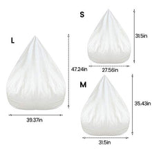 harupink - Pouf senza imbottitura, per divano, fodera interna per pouf Lazy divano, sacco interno per soggiorno, chiusura lampo (100 x 120 cm)