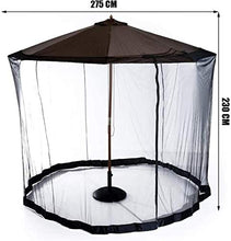 SHANCL Ombrellone Schermo Parasole zanzariera Patio Copertura dell'ombrello Zanzariera for Patio Tavolo Ombrello, Giardino Terrazzino Copertura dell'alloggiamento dei Furniture- Cerniera Mesh