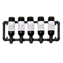 MoDi Wine Rack Retro Style Industriale Tubo di Acqua A Parete Vino Rack
