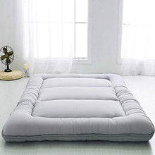 Huan Giapponese Piano Materasso futon, Pieghevole Mat Addensare Matt, Soft Camera Studente Copertura Materasso di Sonno shikibuton-Pieno Grigio (Size : 150×200cm)