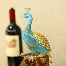 ZGQA-GQA Decorazioni di Arte del mestiere del Pavone Soggiorno Regalo Cooler Decorazione Vino Vino Rack casa Matrimonio Creativo