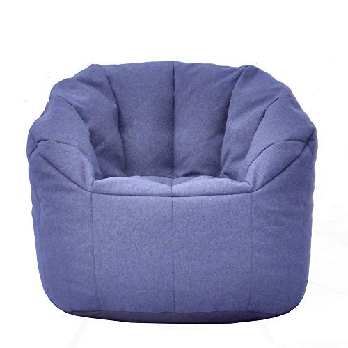 Divano per bambini Sedia per il sacco a sacco per la conservazione di oggetti organizzativi e per la conservazione di giocattoli per bambini Interno ed esterno ( Colore : Blu , Dimensione : 75*75cm )