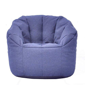Divano per bambini Sedia per il sacco a sacco per la conservazione di oggetti organizzativi e per la conservazione di giocattoli per bambini Interno ed esterno ( Colore : Blu , Dimensione : 75*75cm )