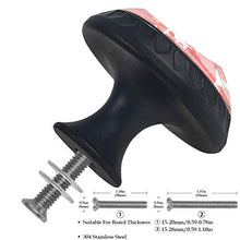 Acero d'autunno 4 PCS Pomelli per Porta, Pomolo per Mobile, Pomelli per Mobili con Viti, Maniglia per Armadietto, Pomelli per Porta, Pomelli per Cassetti per Porta, Armadio, Cassetto e Credenza