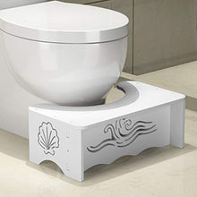 H-M-SJZ Sgabello da Toilette Sgabello per Toilette Sgabello da Bagno Antiscivolo Bagno Toilette Postura di Seduta Corretta per i Risultati più sani 47x27x17.5cm, 47x27x13cm (Size : 47x27x13cm)