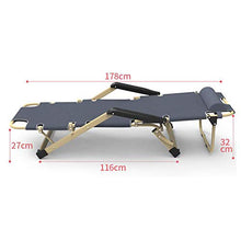 Lounge chair Sedie a gravità Zero Gravity, Heavy Duty Pieghevole reclinabile Regolabile reclinabile con Cuscini per Patio, Piscina, Giardino - Supporto per Sedia a Sdraio Portatile 200Kg,Blue