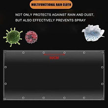 LSXIAO Robusto Cover di Plastica, Teloni Trasparenti, Impermeabile A Prova di Polvere Isolamento con Occhielli per Tetto, Tende da Balcone, Terrazza, Arredamento da Giardino