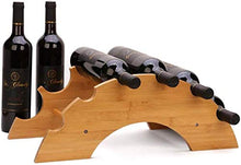 Scaffale Legno Porta Vino Portabottiglie Per Vino Pratico Scaffale Per Bottiglie Di Vino- Decorazioni Per La Casa Artigianato Portabottiglie, Contiene 6 Bottiglie Di Vino
