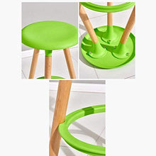 LWW Sedie, solidi domestici in legno da bar Sedia Sgabelli, moderna Minimalista Nordic Alta Moda Sgabelli Sedia alta Sedia,Rosso