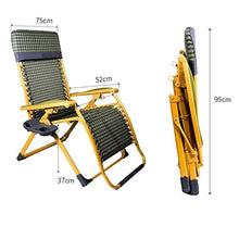 HaoLi Multifunzionale Portatile Pieghevole Lettino Prendisole Casa Nap Chair Reclinabile Reclinabile Ufficio Pausa Pranzo Famiglia Tempo Libero Picnic all'aperto