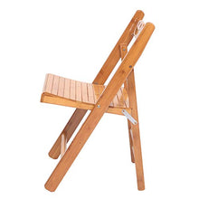 æ— Set di 2 sedie pieghevoli in bambù, 100% legno di bambù naturale, piccola sedia pieghevole con schienale per colazione, caffè, picnic, pesca