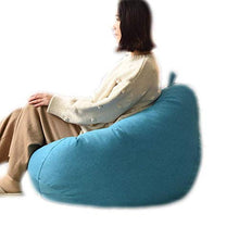 LuoMei Bean Bag Lazy Sofa Lazy Couch Chaise Longue Bean Bag Lazy Sofa Camera Singola Soggiorno Balcone Lounge Divano Poltrona Invio Gratuito Pennello AppiccicosoRosso