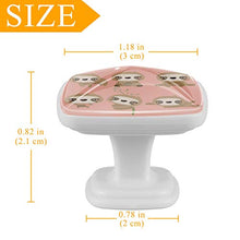 Animale pigro 4 PCS Pomelli per Porta, Pomolo per Mobile, Pomelli per Mobili con Viti, Maniglia per Armadietto, Pomelli per Porta, Pomelli per Cassetti per Porta, Armadio, Cassetto e Credenza