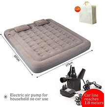 HongLianRiven Lettino da Viaggio Camping Aria Regina Materasso, Materasso Gonfiabile Materassino con Pompa d'Aria, Letto Gonfiabile Blow Up Materasso, 197 × 175 × 20 Centimetri 6-3