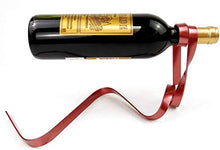 Unknow Portabottiglie Galleggiante per Vino Sospensione Anti-gravità Portabottiglie Portabottiglie in Ferro per portabottiglie da Tavolo da Bottiglia Singola, Viola