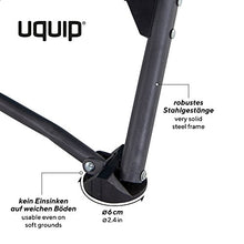 Uquip, Sandy – Set di 2 sedie a Sdraio Pieghevoli con capacità di carico Max 120 kg