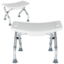 Sgabello Doccia Stable Bath & Doccia Sgabello Pieghevole - E Sgabello per Doccia in Alluminio Regolabile in Altezza per Anziani, Donne Incinte, mobili da Bagno disabili