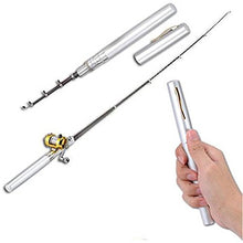 SaySure - Mini Pocket Aluminum Alloy Drum Wheel Pen Shape Fishing