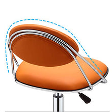 TopJiä Sgabelli da Bar con Ruote A 360 Gradi Girevole,Moderni PU Pelle Sgabello da Bar con Schienale,Regolabile da Bar Seggiola da Bar Cromo Base,Girevole Sedia Domestico Portante di Carico 150kg