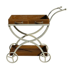 Carrello del carrello dell'esposizione di stoccaggio di scaffale del supporto del fiore del ferro del vassoio di legno solido
