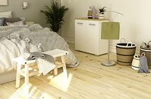Stella Trading Comò 1 in Bianco con ripiano Superiore in Rovere Artisan, Materiale a Base di Legno, Gomera Kommode 1