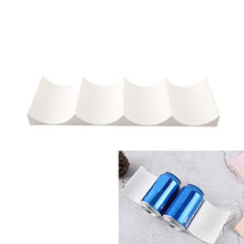 BESTOZNON Portabottiglie in plastica Stile Europeo Bottiglia di Acqua Display Mat Vino Titolare organizzatore di stoccaggio per Ripiani Cucina dispensa Frigorifero (Bianco)