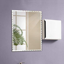 CENPEN Senza Telaio Piazza Bathroom Specchio a Parete Makeup Dresser Mirror (Dimensioni: 60 * 80cm)