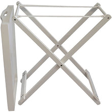 K2M Vassoio Pieghevole con Gambe, Mix di Materiali, Bianco, 56 B x 62 H x 36 T centimeters