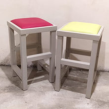 SGABELLO in LEGNO massello PERSONALIZZABILE - per CUCINA, BAR, PUB