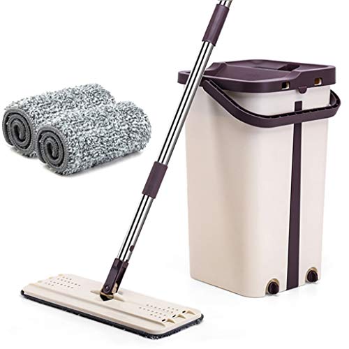 WAMSY Mop Mop Pieghevole Lavaggio Piatto Non Lavato A Mano Mop per Pavimenti in Legno Mop per La Pulizia della Casa