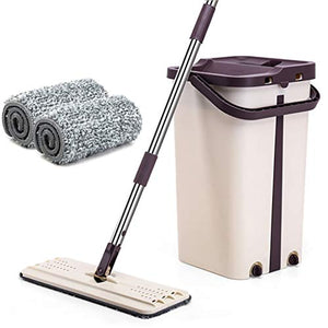 WAMSY Mop Mop Pieghevole Lavaggio Piatto Non Lavato A Mano Mop per Pavimenti in Legno Mop per La Pulizia della Casa