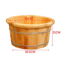 NUBAOgy Abete Adulto Bagnato Pediluvio Pediluvio Pedana in Legno Vaschetta per Pedicure Massaggio Spa Home Assistenza Sanitaria Regalo 21 Cm