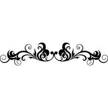 T-MK445 - Adesivi per testiera del letto, 29 x 140 cm, colore: Nero