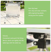 CASTOR Tavolo da Picnic all'aperto Tavolo Pieghevole, Tavolo da Esterno Portatile più Tavolo Barbecue, Tavolo da Campeggio Auto-Guida, scrivania Portatile BBQ Party Table