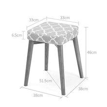 WGEMXC Sedia, Sedia Home Office, Sgabello Panca in Legno Massello 46Cm Sgabelli Impilabili Sgabelli Spogliatoio Panca Piccola,N