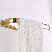wangjian& Finitura Superficiale Oro Semplice in Ottone Costruzione Bagno e Servizi igienici Portasciugamani retrò ed Europeo con portasciugamani fissato al Muro, 30 cm
