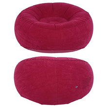 HERCHR Divano Gonfiabile, sedie gonfiabili per Chaise Longue da Interni ed Esterni(Rose Red)