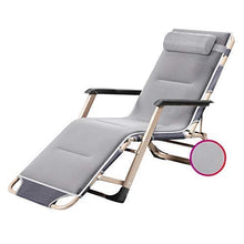 Sywlwxkq Balcone Ufficio Sedia Relax Lettini Prendisole Sedie a Sdraio Sedia da Giardino reclinabile Sedie Zero Gravity Relaxer Reclinabile Lettino Pieghevole Regolabile per Patio Esterno C