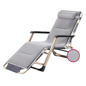 Sywlwxkq Balcone Ufficio Sedia Relax Lettini Prendisole Sedie a Sdraio Sedia da Giardino reclinabile Sedie Zero Gravity Relaxer Reclinabile Lettino Pieghevole Regolabile per Patio Esterno C