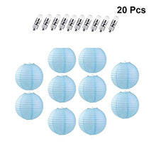 ARTFFEL Vola Carta LED Lanterna Rotonda Pieghevole Lanterna appesa Wedding Scene Decoration Lampada a Sospensione a LED 20PCS .Compleanno