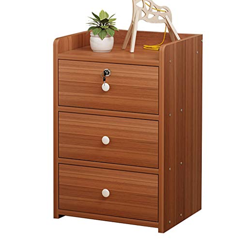 Comodino Moderno Semplice Offerta Speciale Armadietto Economico con Serratura Camera da Letto Semplice Piccolo Armadio FANJIANI