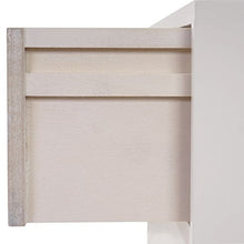 Mendler Kommode Malmö T271, Beistelltisch Nachttisch Schrank, Retro-Design 59x40x30cm - Schublade Weiß