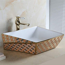 Lavabo, Ceramica, Bianco Semplice Sopra il Lavabo da Appoggio
