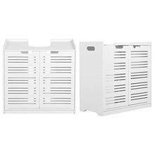 Estink - Mobile sottolavello, con due ante scomparti, armadio moderno per lavabo a doppia porta, 60 x 30 x 60 cm