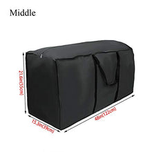 Keyohome Borsa per Cuscini da Giardino per Mobili Resistenti Borse da Viaggio Borsa da Trasporto Custodia Organizer con Maniglie per Casa e Patio Albero di Natale (122x39x55cm)