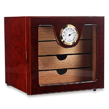 DTPP Umidificatore sigari/Humidor Armadietto Contenitore per sigari Marrone