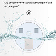 Lampada da Parete A LED Rotonda Intelligente da Bagno con Specchio per Toeletta con Specchio Cosmetico Specchio da Toeletta Regolabile in Continuo