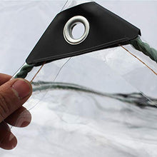 LXHONG Telo Trasparente con Occhielli, Teloni in PVC Resistenti, Telo Ombreggiante da Giardino A Prova di Polvere Protezione Solare per Balcone Coperture da Giardino，Personalizzabile